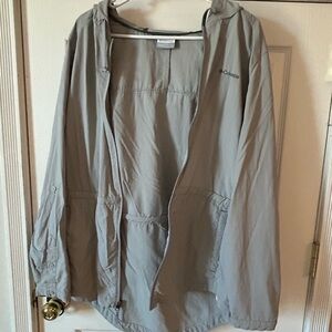 Columbia Gray Utility Jacket with Hood